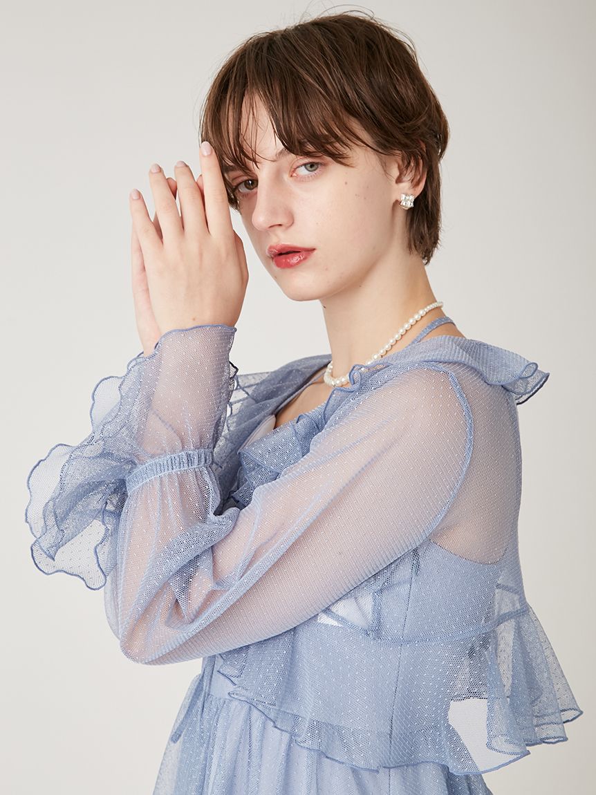 ボレロSETチュールドレス(ロングワンピース)｜ワンピース｜FURFUR