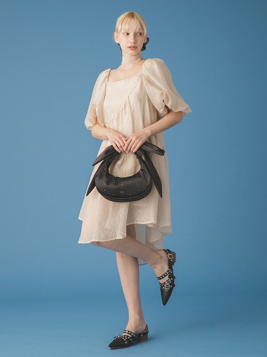 ジャガードAラインワンピース(ミニワンピース)｜ワンピース｜FURFUR