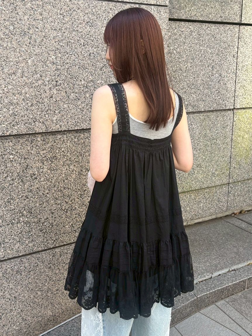 レースデザインチュニックワンピース(ミニワンピース)｜DRESS｜FURFUR