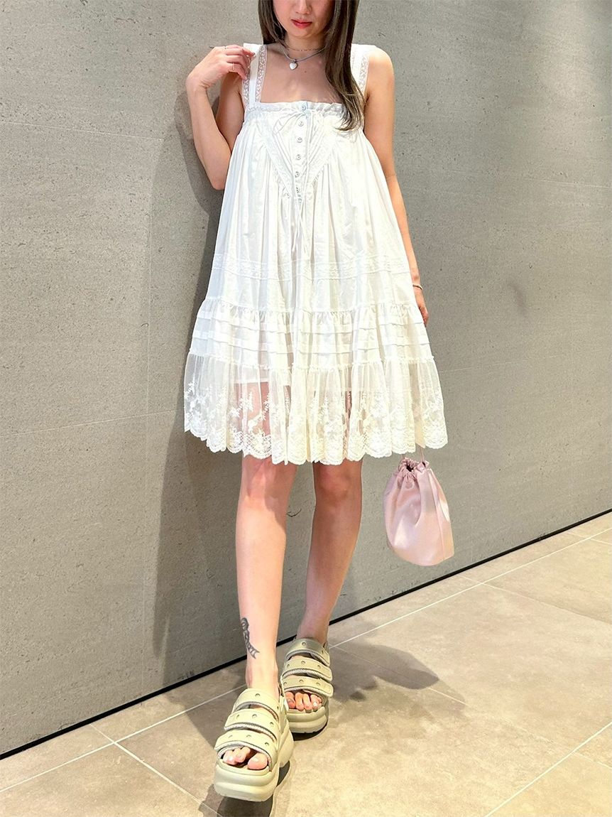 ⭐️美品‼︎⭐️TO BE CHIC⭐️レースチュニックワンピース　46 ⭐️美品‼︎⭐️TO BE CHIC⭐️レースチュニックワンピース 46 【公式