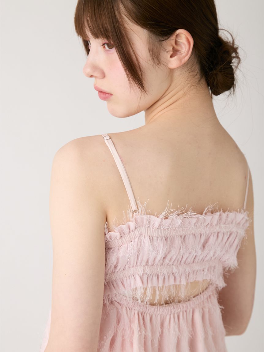 フリンジキャミワンピース(ミニワンピース)｜DRESS｜FURFUR（ファー