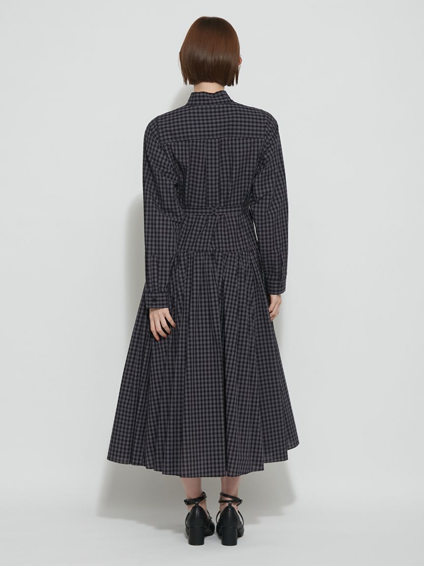 限定サイズ】ベルト付きボウタイワンピース(ロングワンピース)｜DRESS