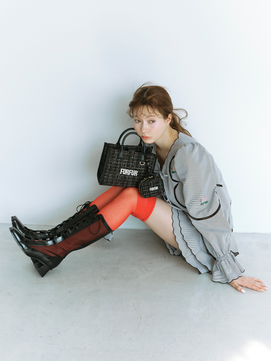 フリル刺繍ショートパンツ(ショートパンツ)|パンツ|FURFUR フリル刺繍ショートパンツ(ショートパンツ)|パンツ|FURFUR