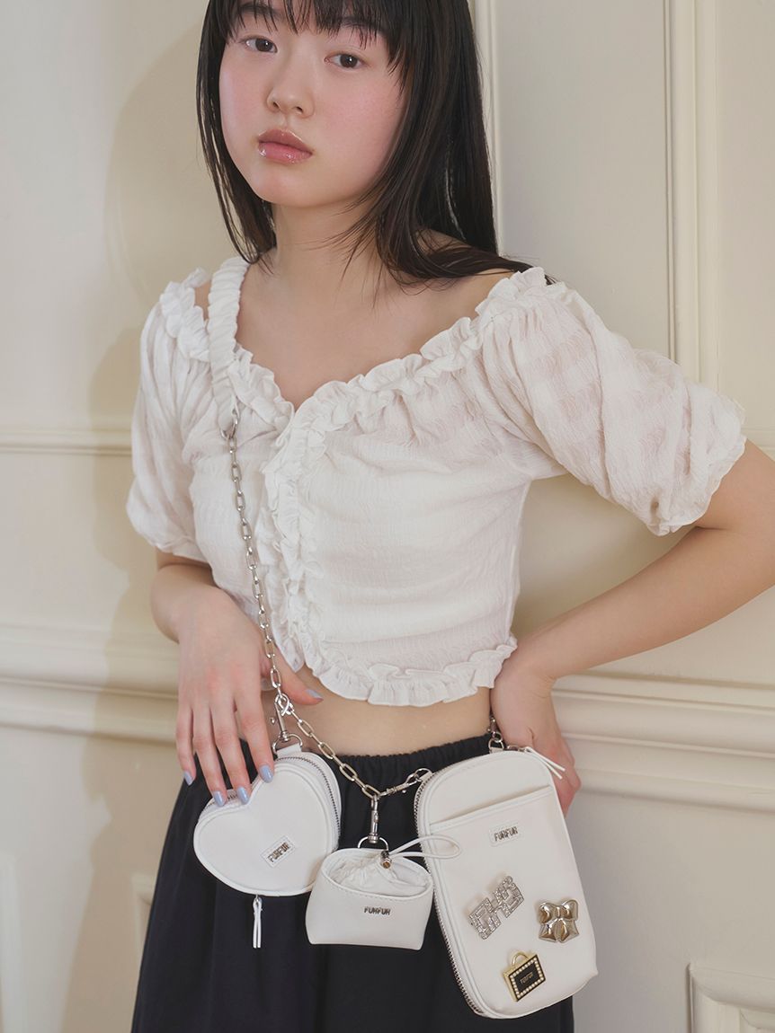 未使用　23SS　FURFUR　カットワーク刺繍ショートパンツ　ベージュ FURFUR（ファーファー）の「カットワーク刺繍ショートパンツ