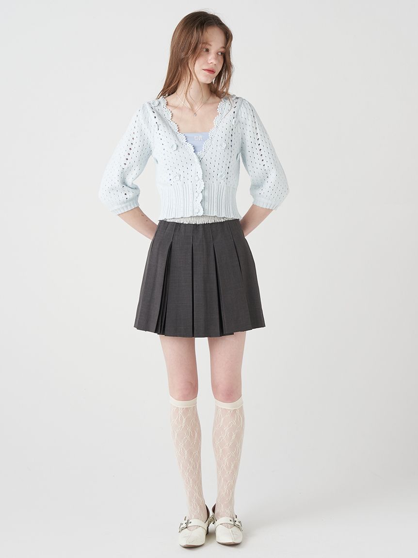メゾンドリーファー★ショートパンツ キュロット　38 美品】キ47 PRIDE プライド ショートパンツ/キュロットsize38 黒