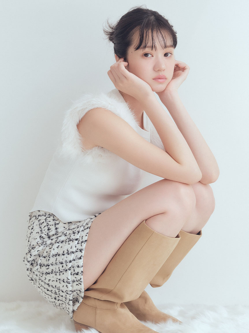 限定カラー】ツイードスカショーパン(ショートパンツ)｜ボトムス