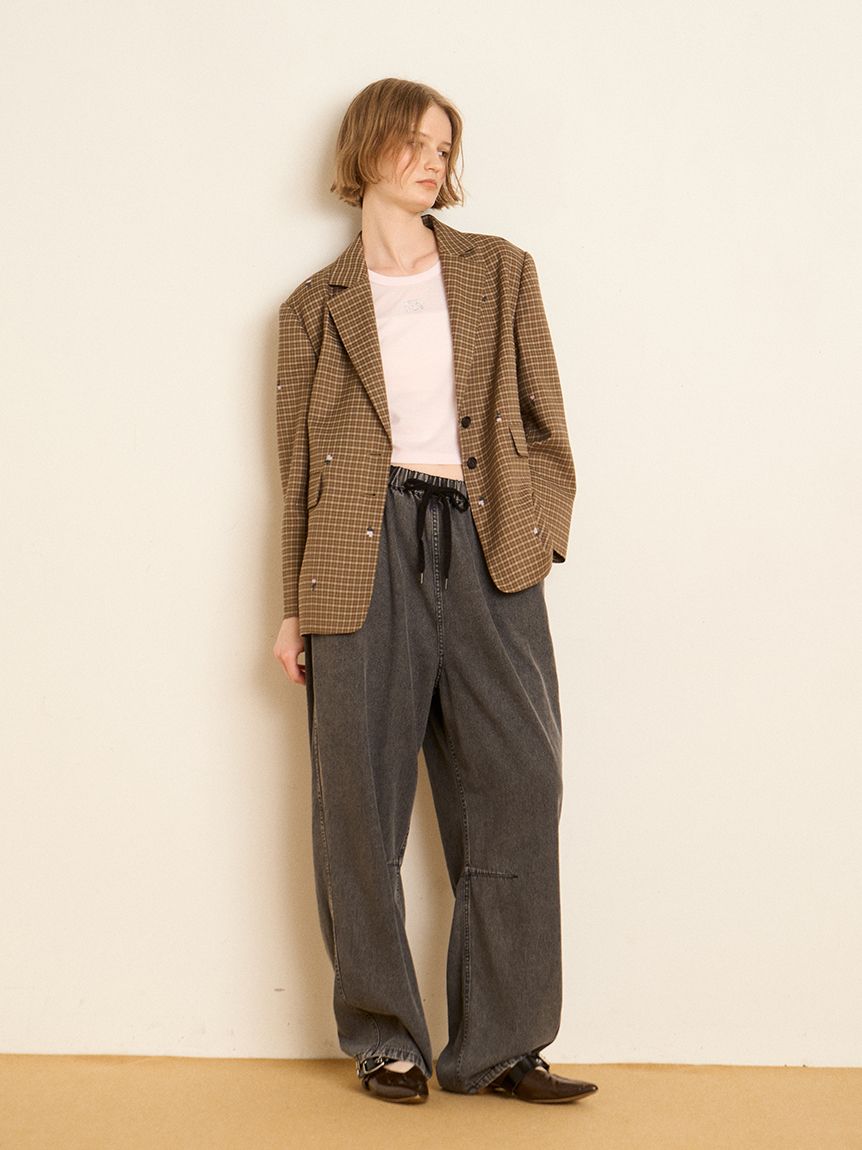 イージーデニムパンツ(ロングパンツ)｜ボトムス｜FURFUR（ファー