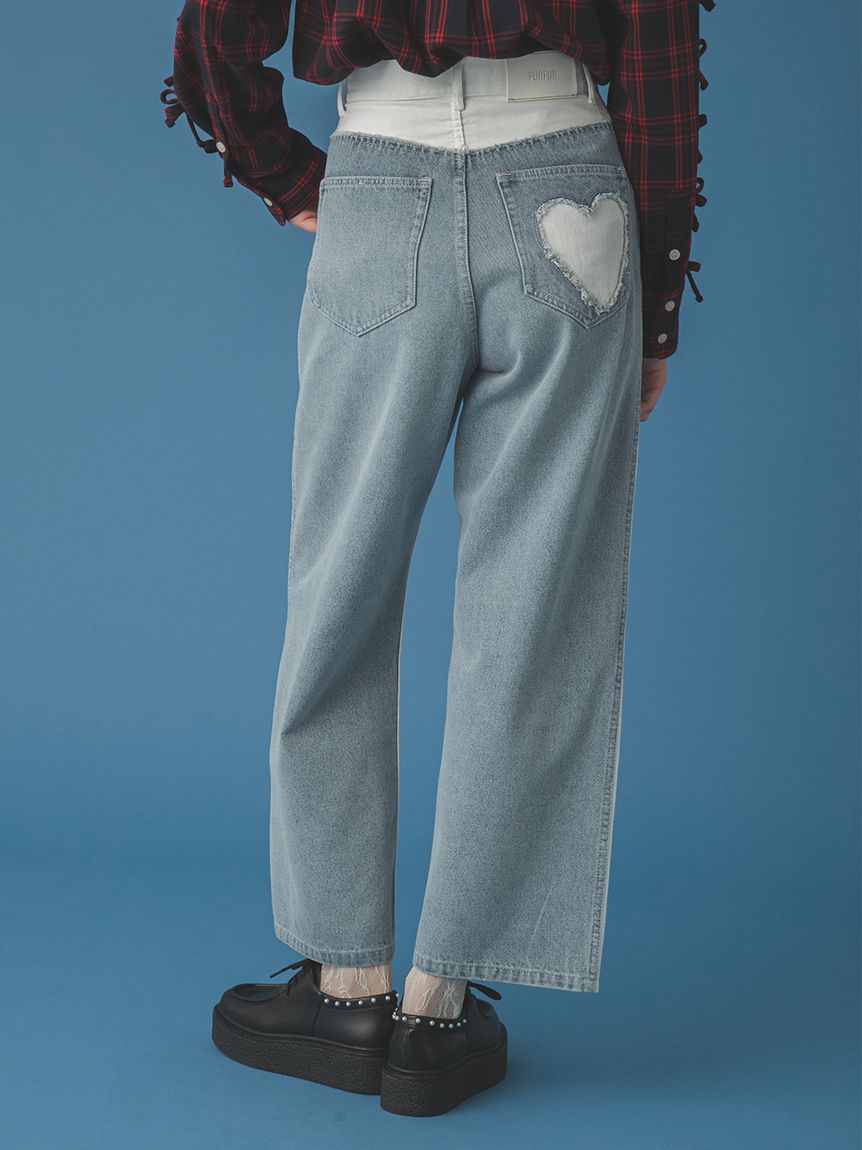 パッチワークデニムパンツ(ロングパンツ)｜ボトムス｜FURFUR（ファー