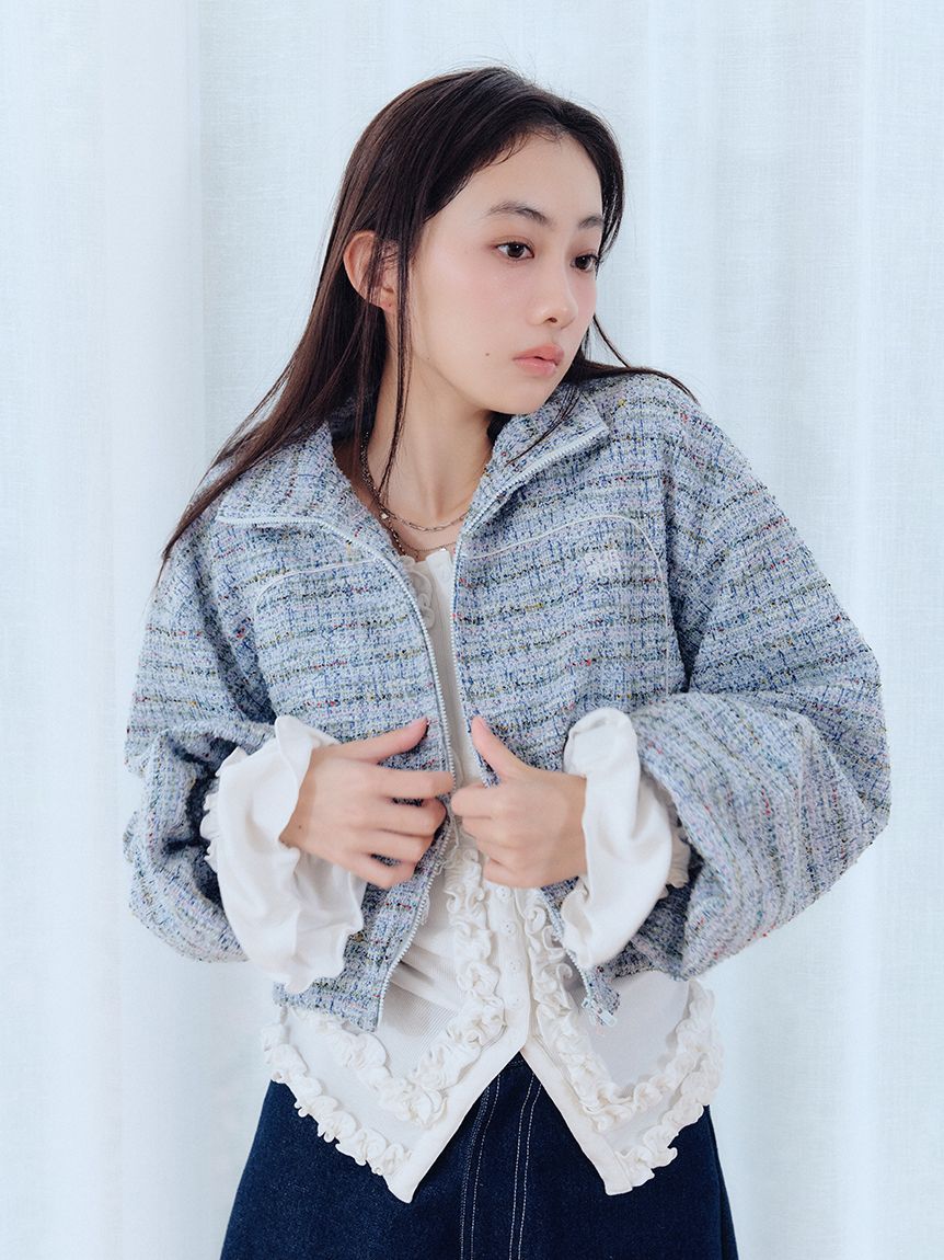 ビーズ刺繍デニムパンツ(ロングパンツ)｜ボトムス｜FURFUR（ファー