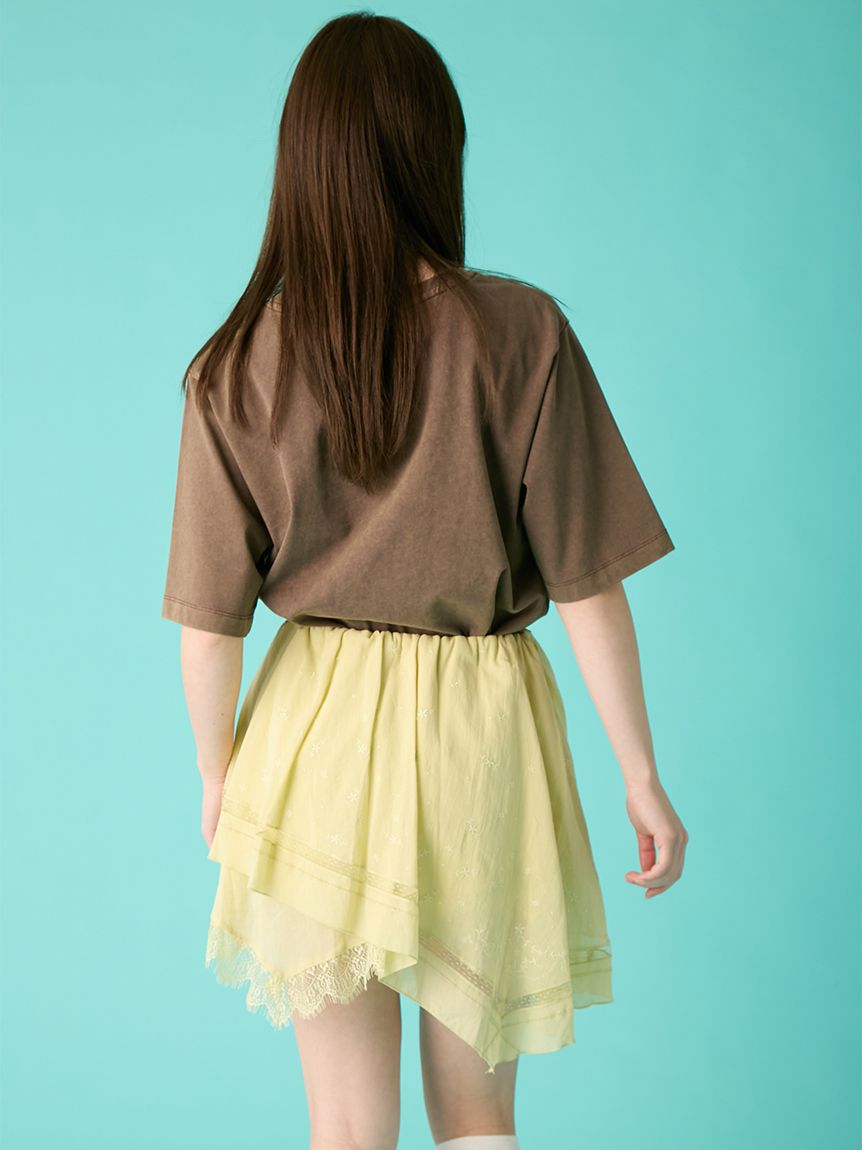 ハンカチ刺繍スカショーパン(ショートパンツ)｜ボトムス｜FURFUR