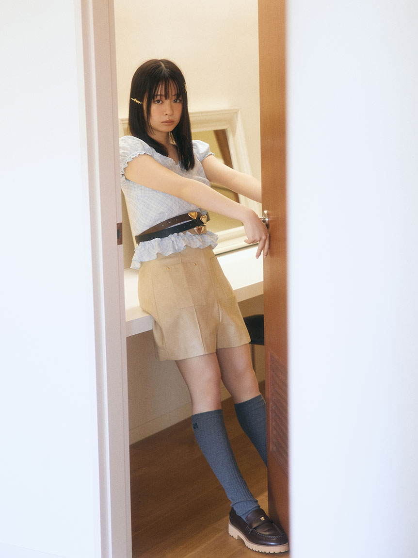 レザーライクショートパンツ(ショートパンツ)｜ボトムス｜FURFUR