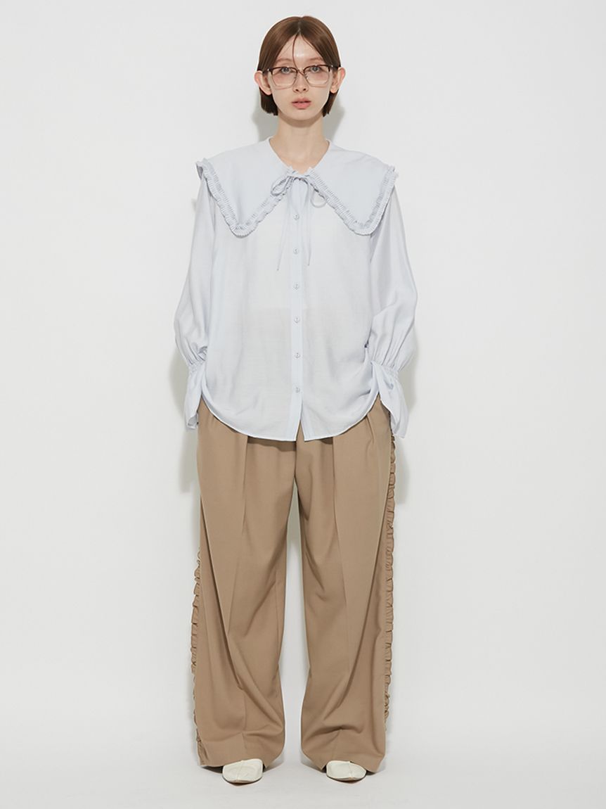 イージーワイドフリルパンツ(ロングパンツ)｜PANTS｜FURFUR（ファー