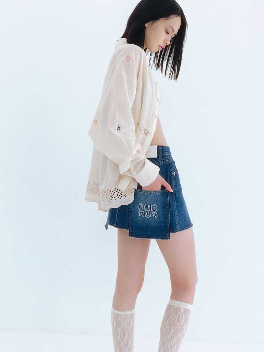 2WAYローライズデニムスカート(ミニスカート)｜スカート｜FURFUR