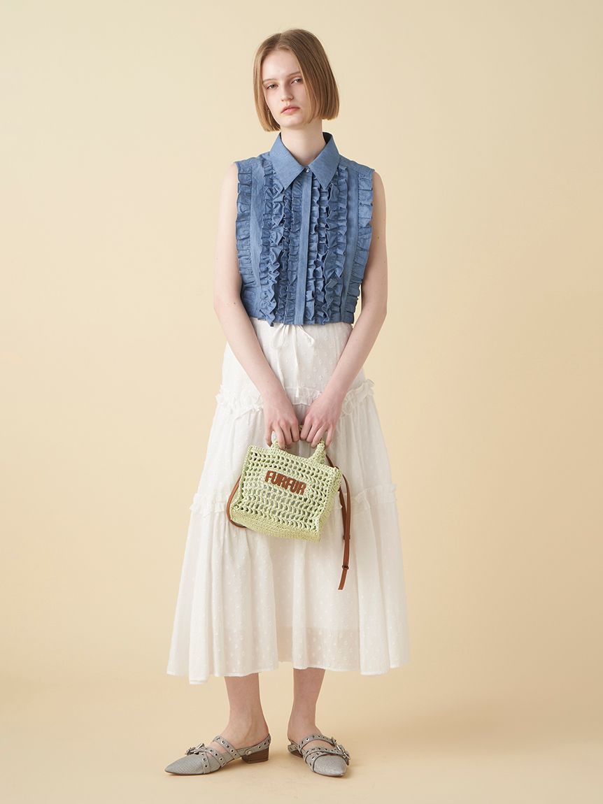 フレアデザインスカート(ロングスカート)｜ボトムス｜FURFUR（ファー