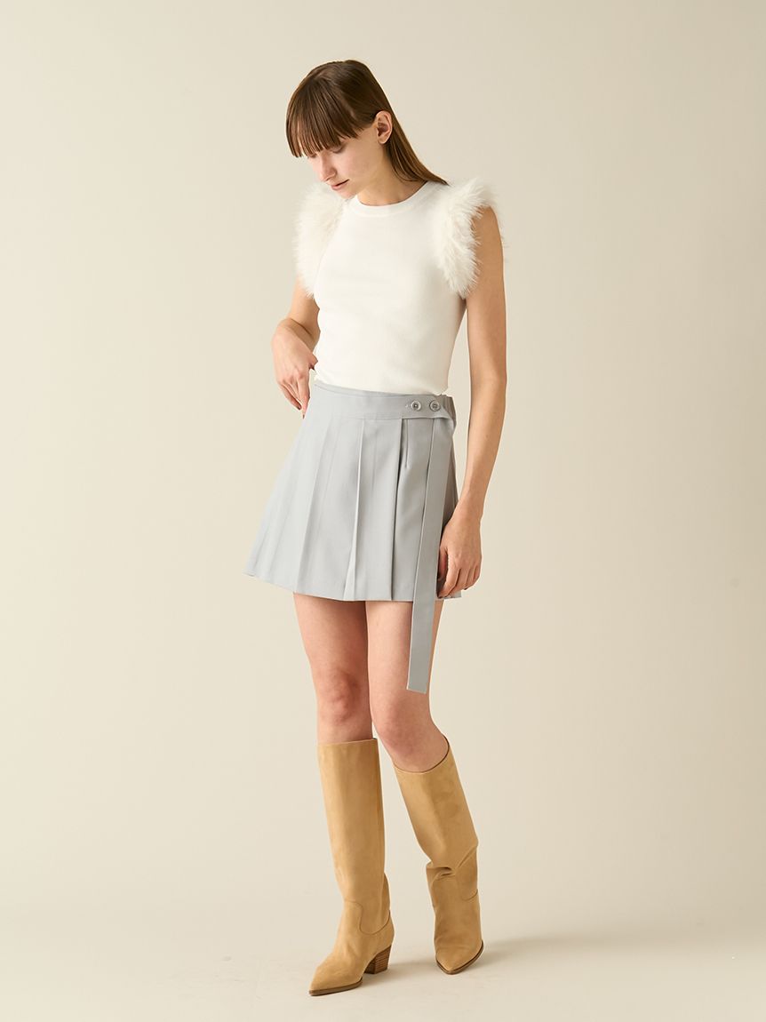 プリーツスカショーパン(ミニスカート)｜ボトムス｜FURFUR（ファー