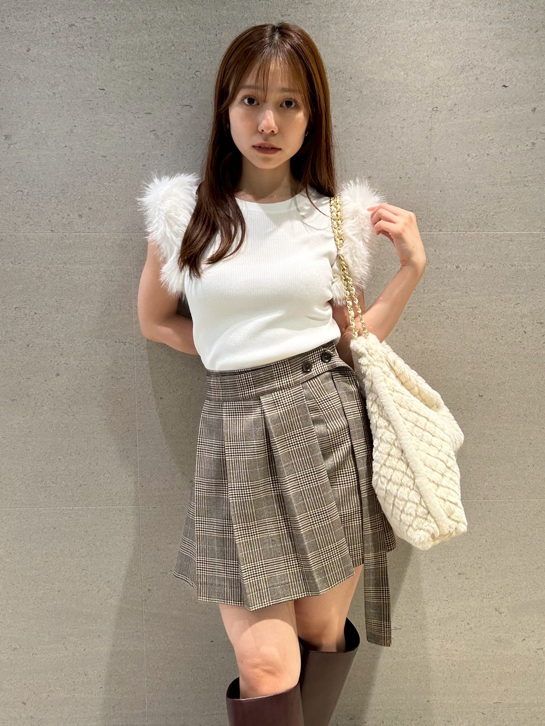 プリーツスカショーパン(ミニスカート)｜ボトムス｜FURFUR（ファー