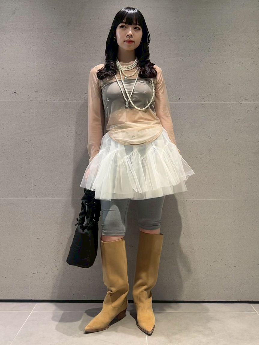 【専用】FURFUR スカート バイカラープリーツミニスカート(ミニスカート)｜ボトムス