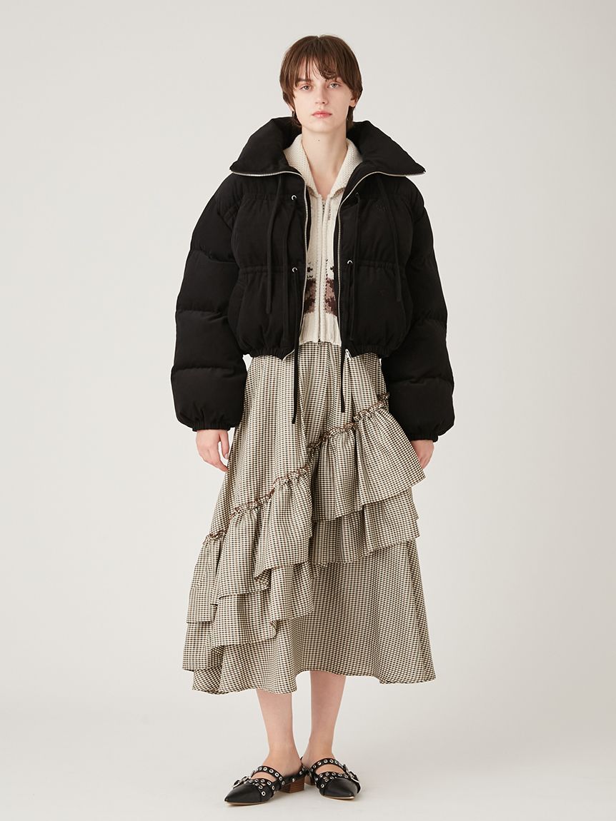 ランダムボリュームタフタスカート(ロングスカート)｜ボトムス｜FURFUR