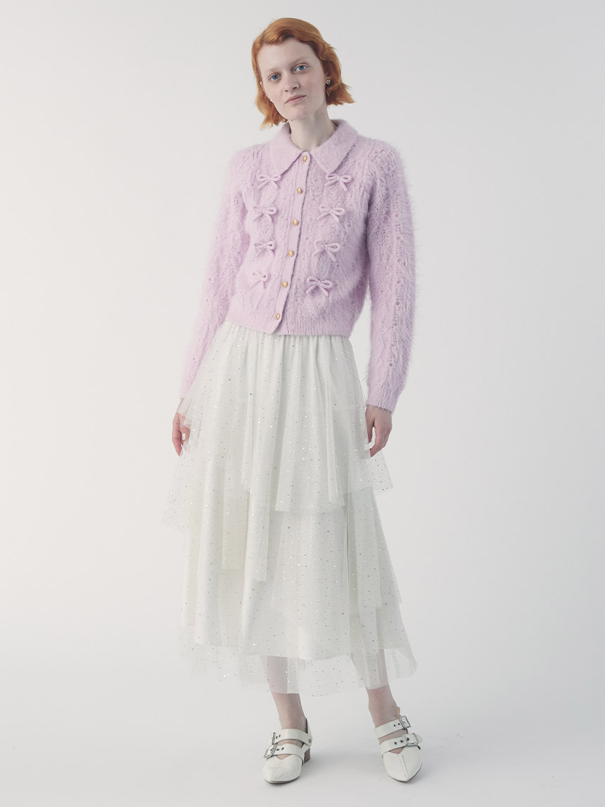 ラメチュールスカート(ロングスカート)｜ボトムス｜FURFUR（ファー