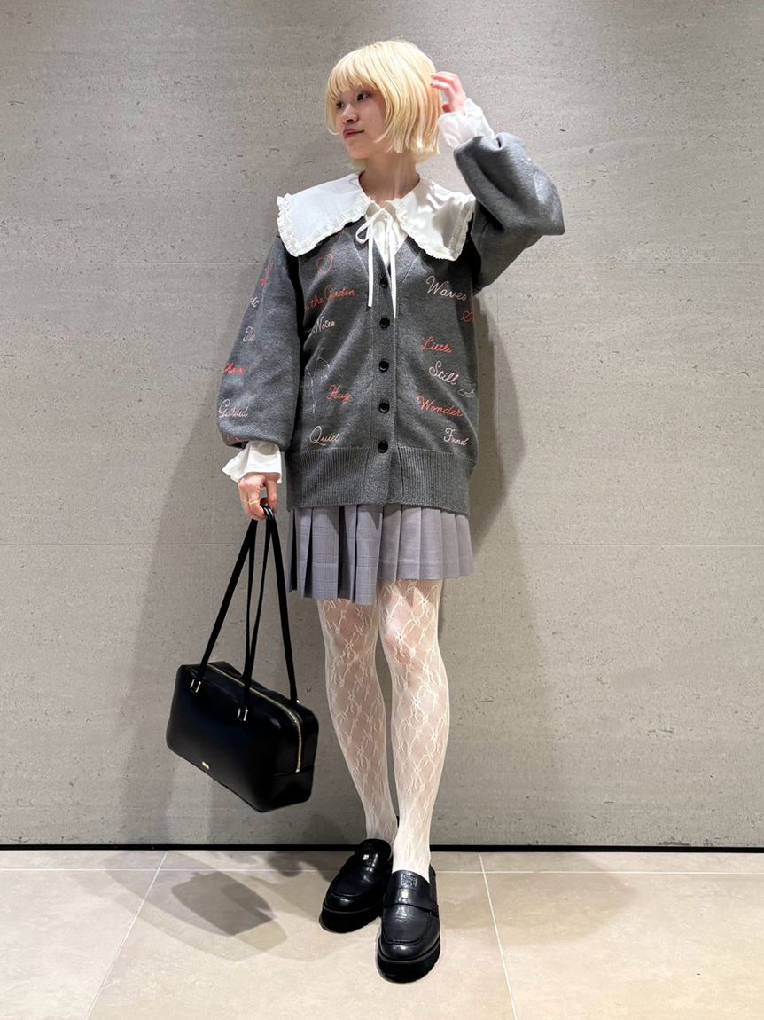 バイカラープリーツミニスカート(ミニスカート)｜SKIRT｜FURFUR