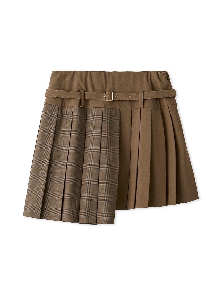 FURFUR furfur チェック柄プリーツミニスカート バイカラープリーツミニスカート(ミニスカート)｜SKIRT｜FURFUR