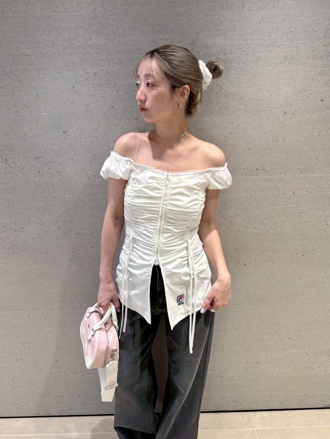 fletta ブルーグレー パフスリーブ トップス FURFUR｜【FILAコラボ】パフスリーブトップス | Rakuten Fashion