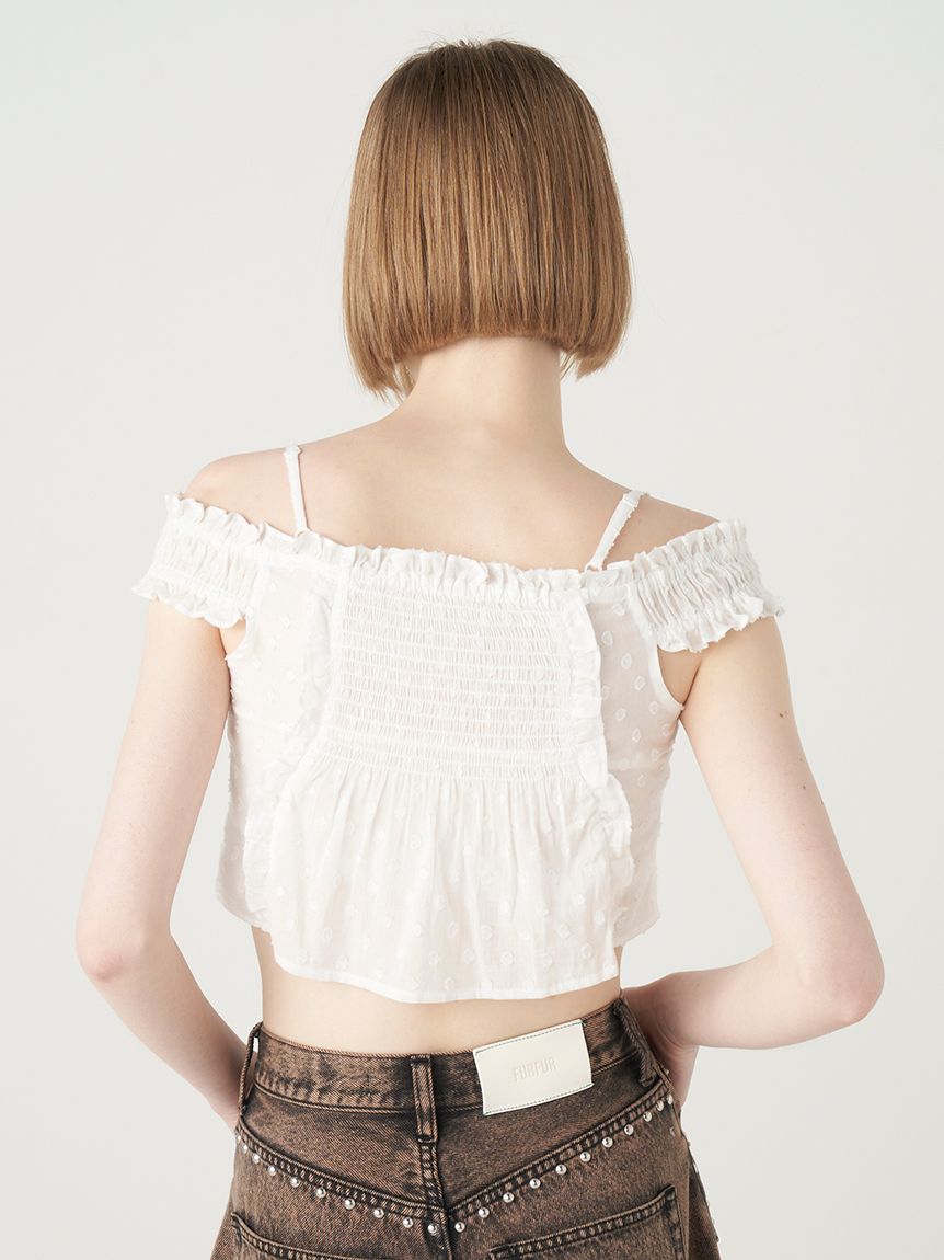 フリルデザインブラウス(シャツ／ブラウス)｜トップス｜FURFUR