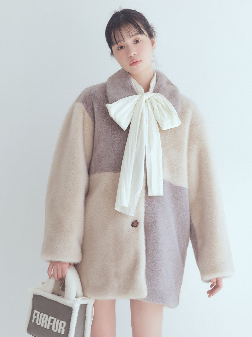 ボウタイギャザーチュニックシャツ(シャツ／ブラウス)｜トップス