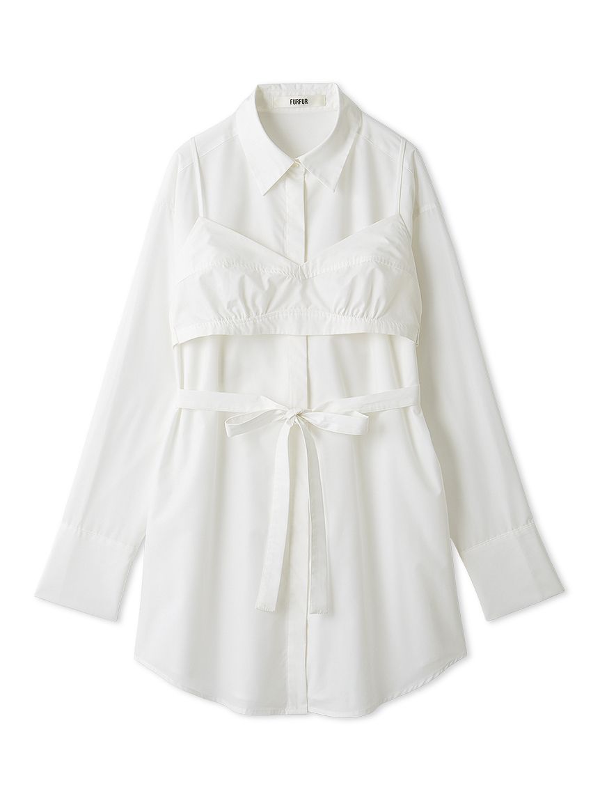 ビスチェセットオーバーシャツ(シャツ／ブラウス)｜トップス｜FURFUR