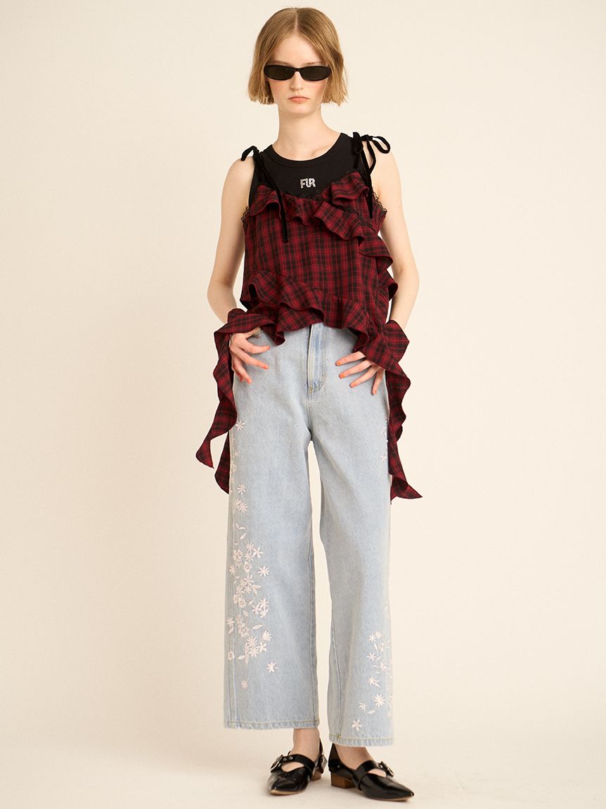 フリルキャミトップス(シャツ／ブラウス)｜トップス｜FURFUR