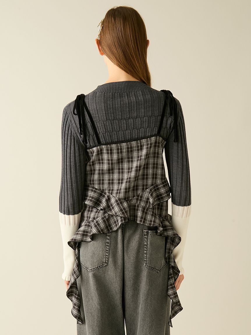 フリルキャミトップス(シャツ／ブラウス)｜トップス｜FURFUR（ファー