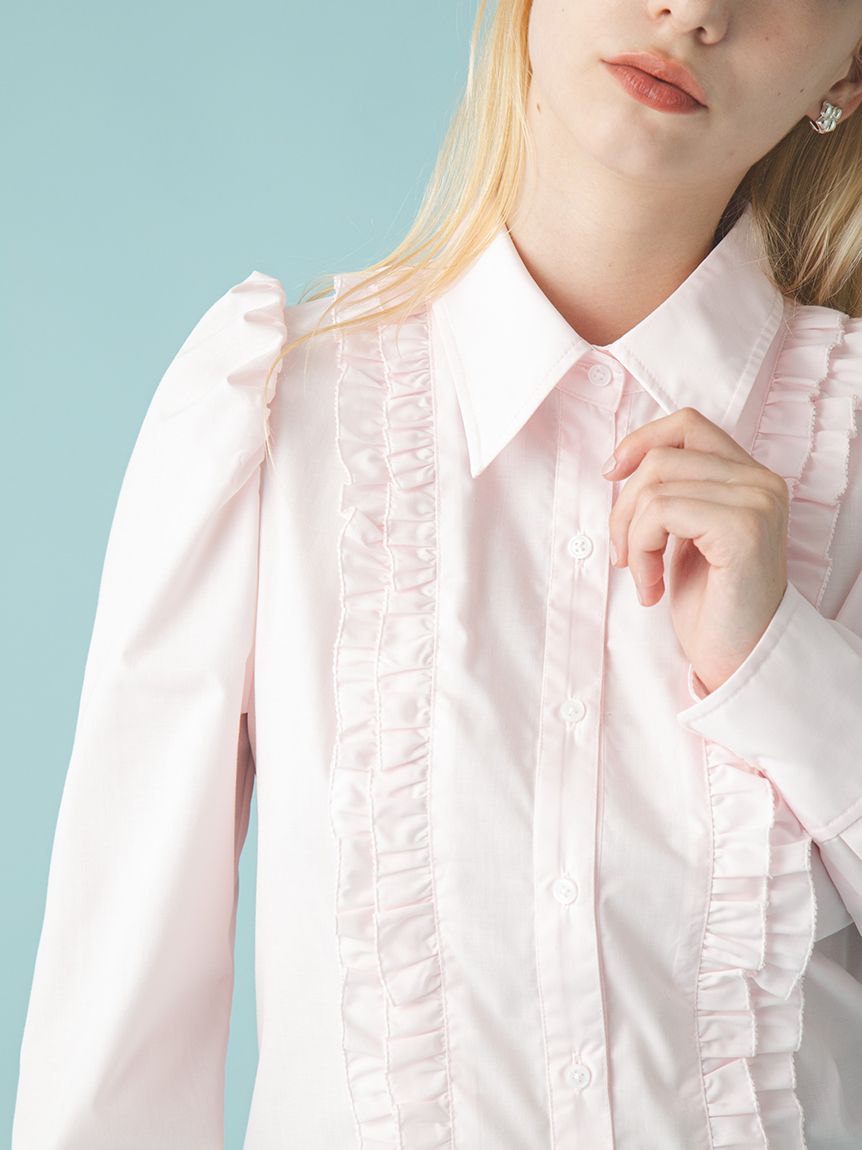 コンパクトパフスリーブシャツ(シャツ／ブラウス)｜トップス｜FURFUR