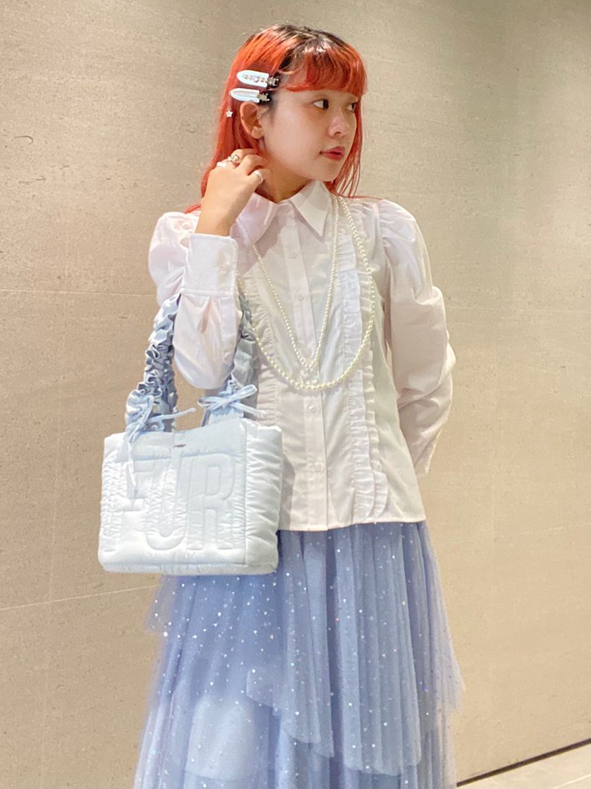 コンパクトパフスリーブシャツ(シャツ／ブラウス)｜トップス｜FURFUR