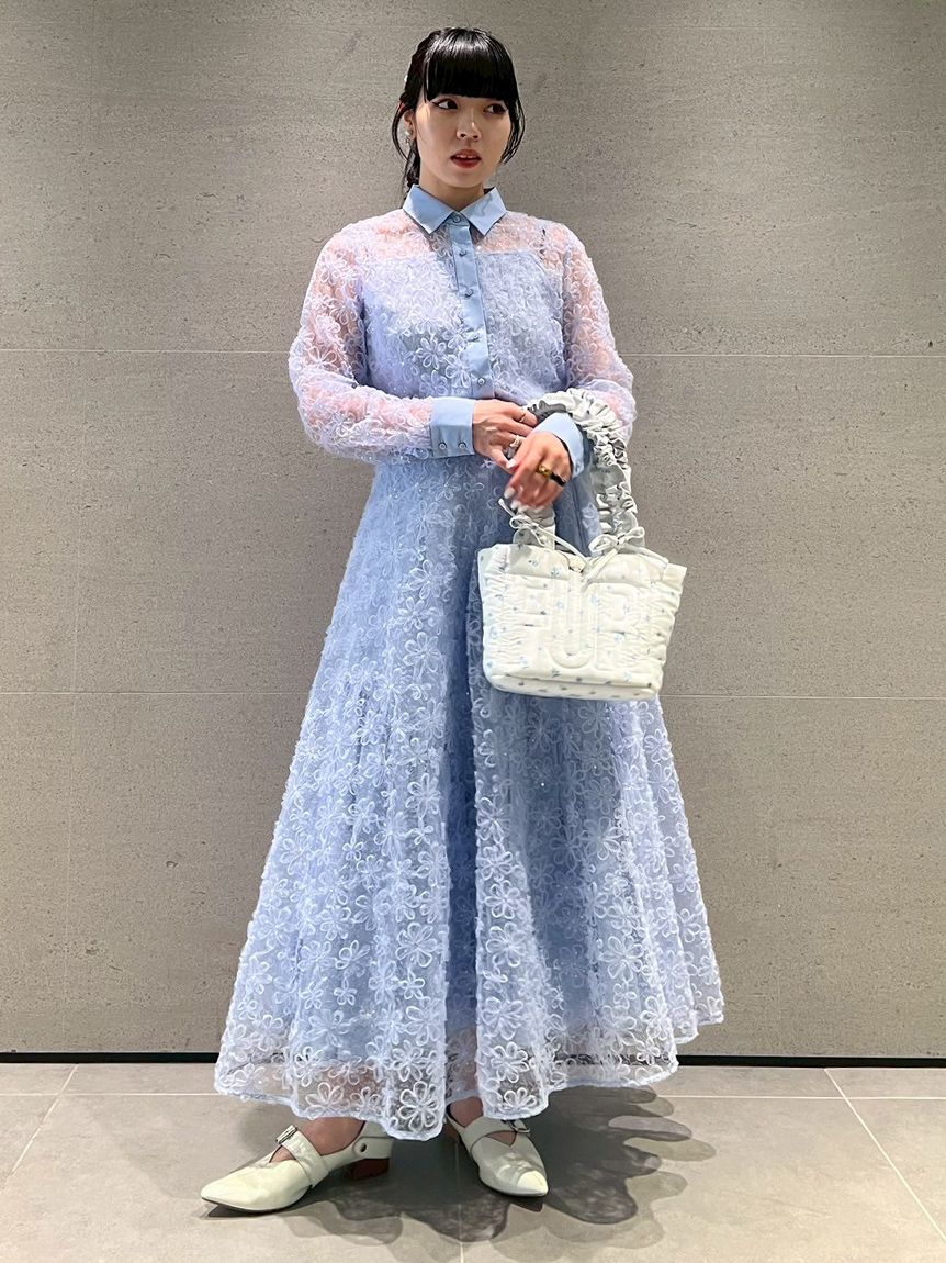 立体フラワーレースブラウス(シャツ／ブラウス)｜トップス｜FURFUR