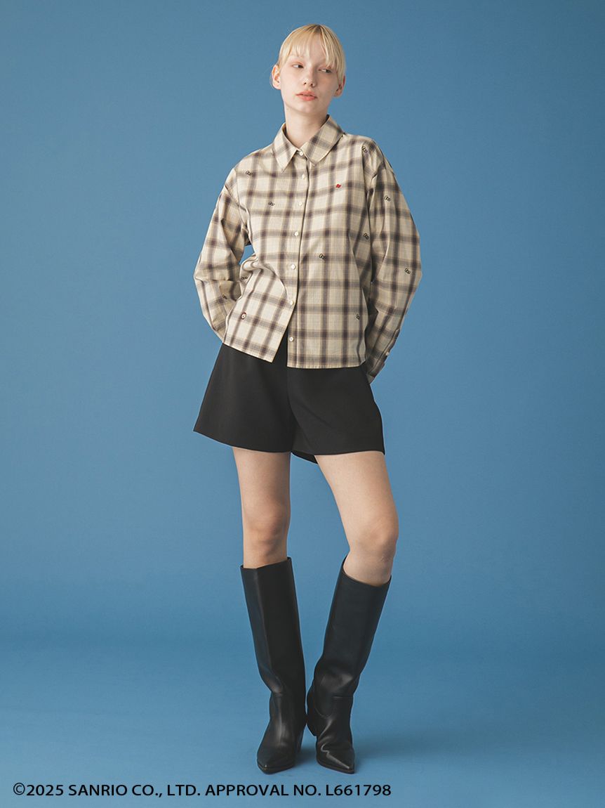 HELLO KITTYリボン刺繍シャツ(シャツ／ブラウス)｜トップス｜FURFUR