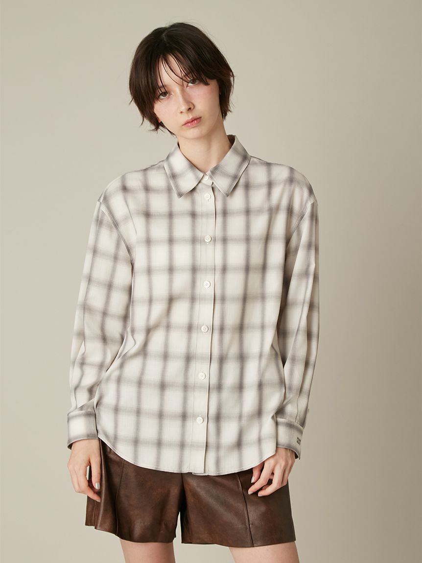 ワンショルニットビスチェレイヤードシャツ ニットビスチェレイヤードシャツ(シャツ／ブラウス)｜トップス｜FURFUR