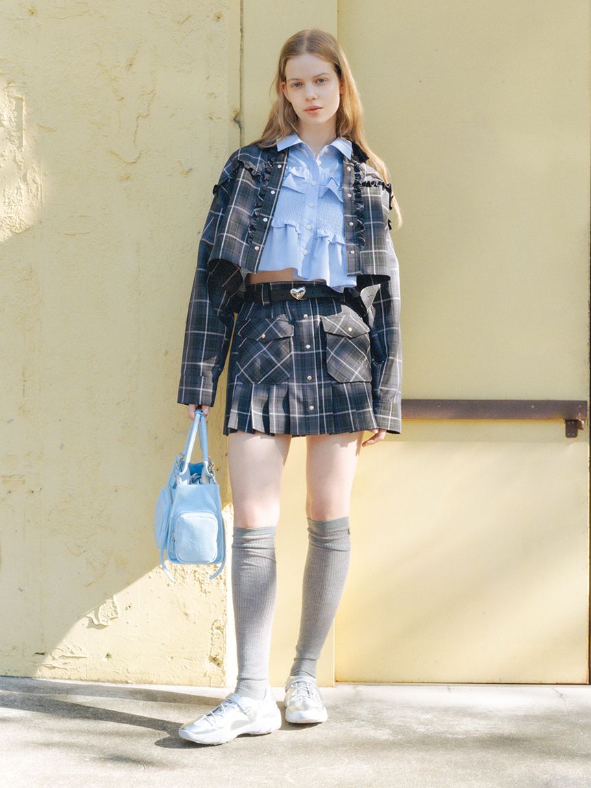 シャーリングフリルシャツ(シャツ／ブラウス)｜トップス｜FURFUR