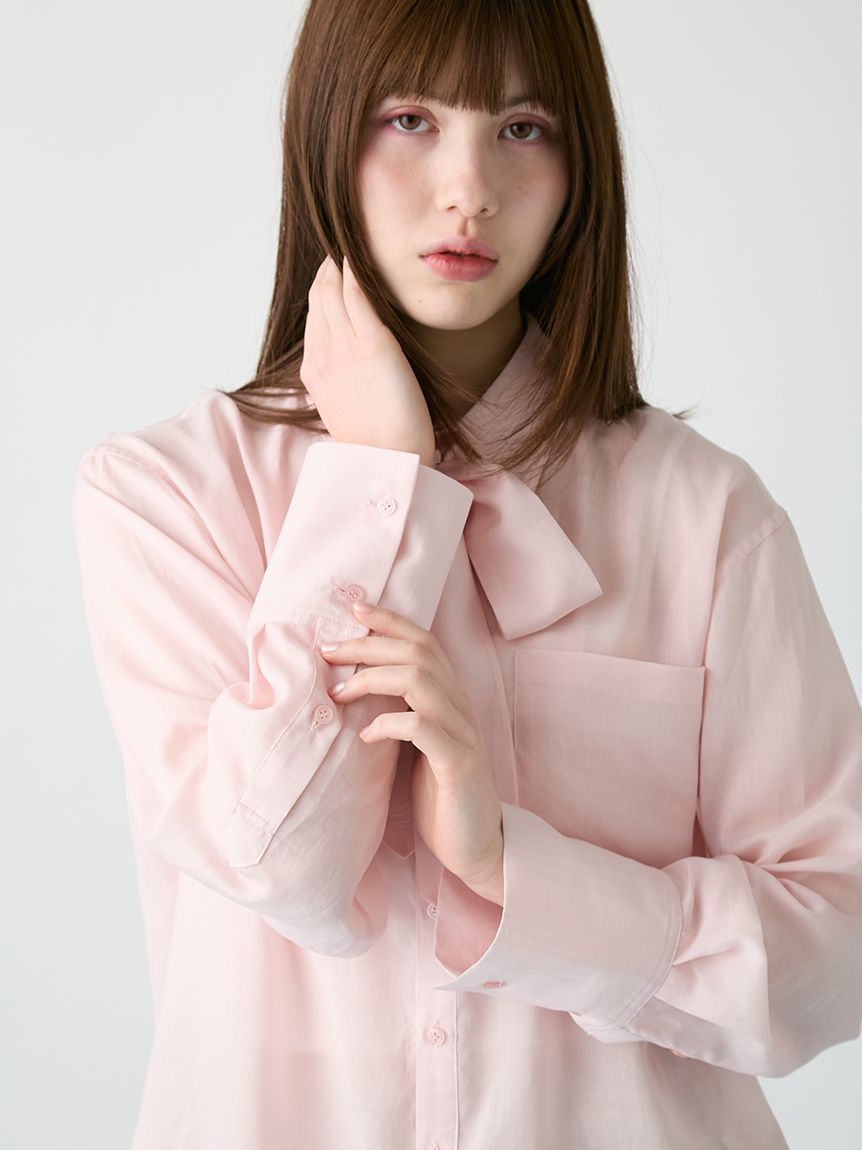 マルチウェイボウタイシアーシャツ(シャツ・ブラウス)｜TOPS｜FURFUR