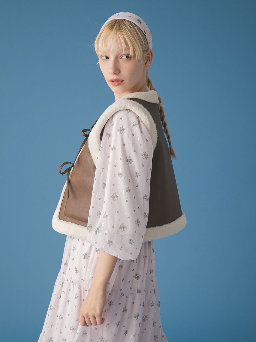 リバーシブルムートンベスト(ジャケット)｜アウター｜FURFUR（ファー