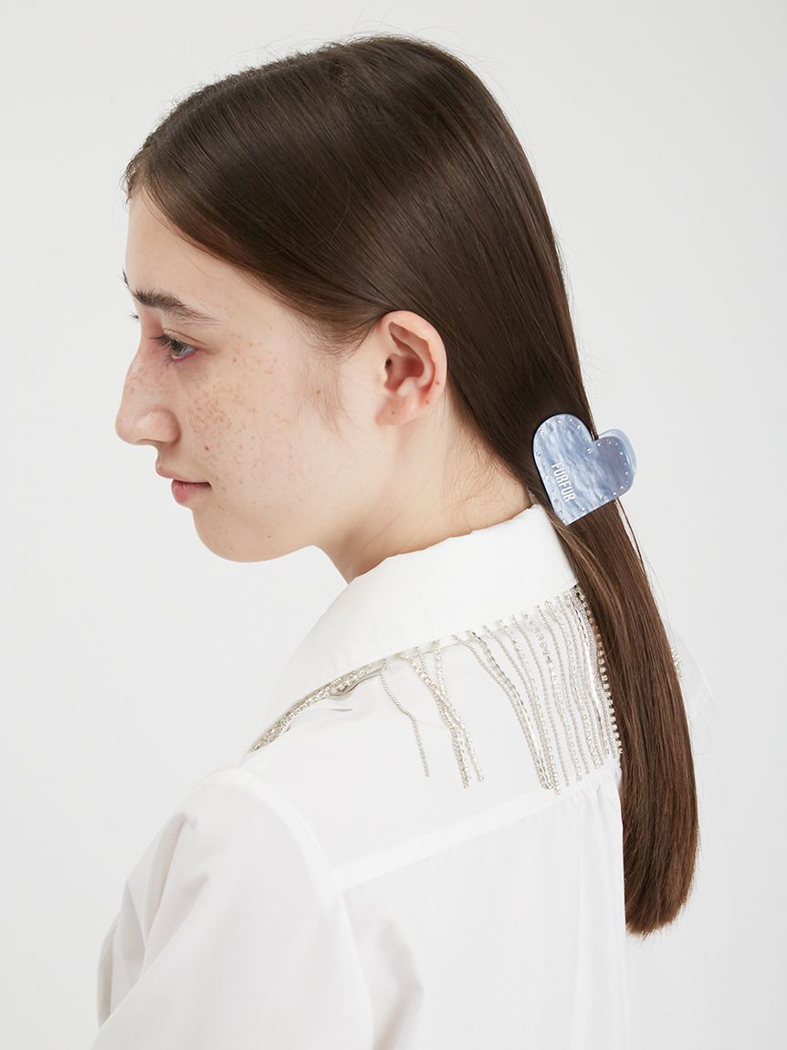 ロゴハートヘアクリップ(ヘッドアクセサリー)｜ACCESSORY