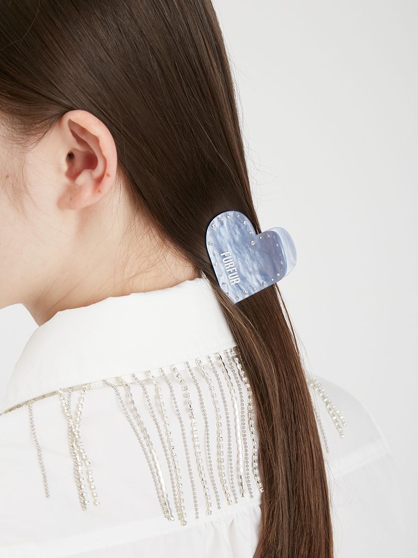 ロゴハートヘアクリップ(ヘッドアクセサリー)｜ACCESSORY