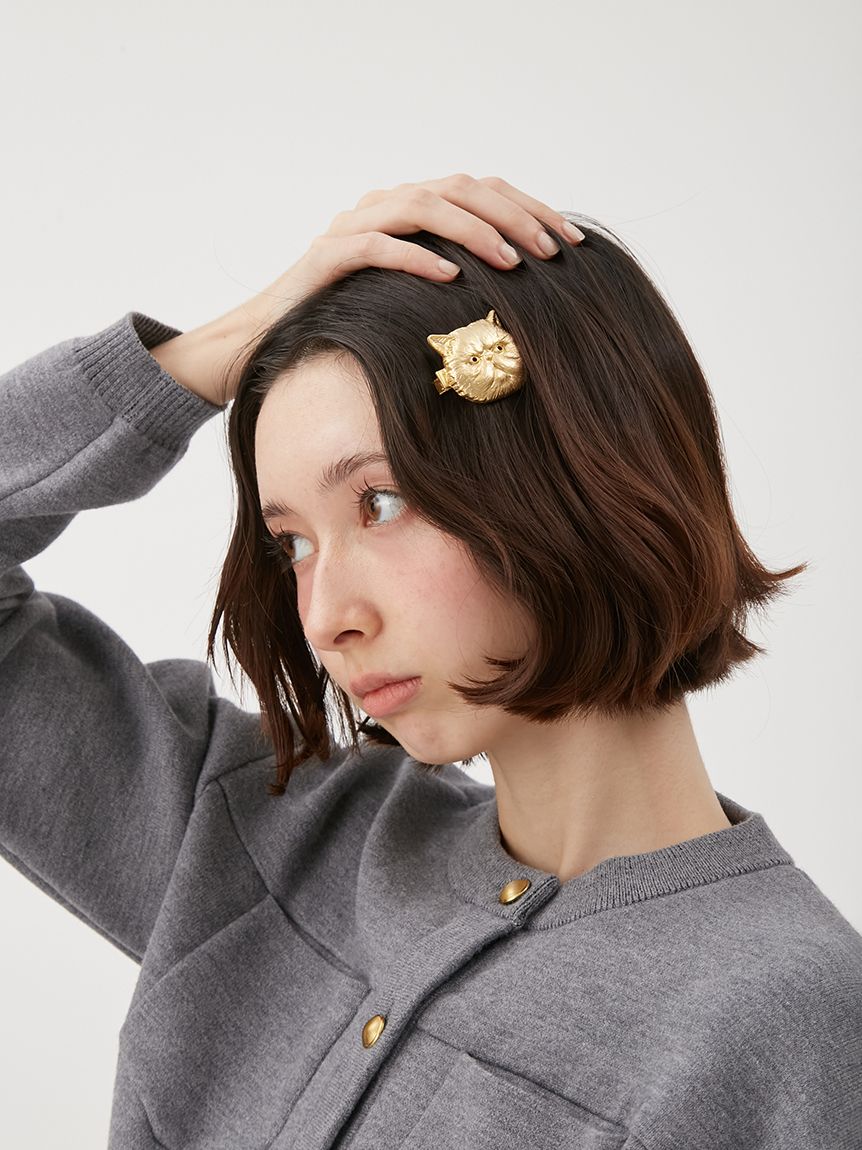 Philly chocolate】キャットモチーフヘアクリップ(ヘッド