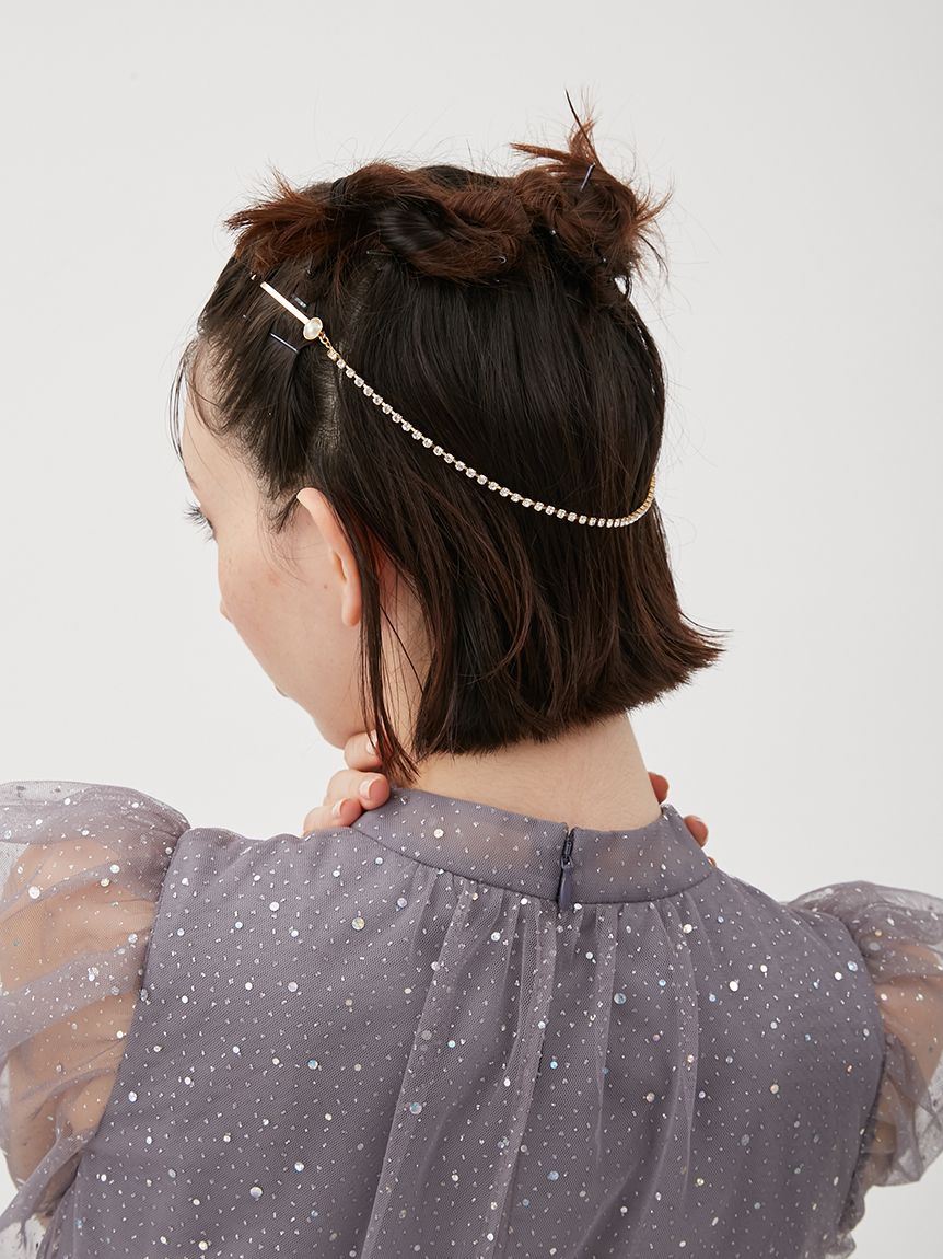 パールビジューへアピン(ヘッドアクセサリー)｜ACCESSORY