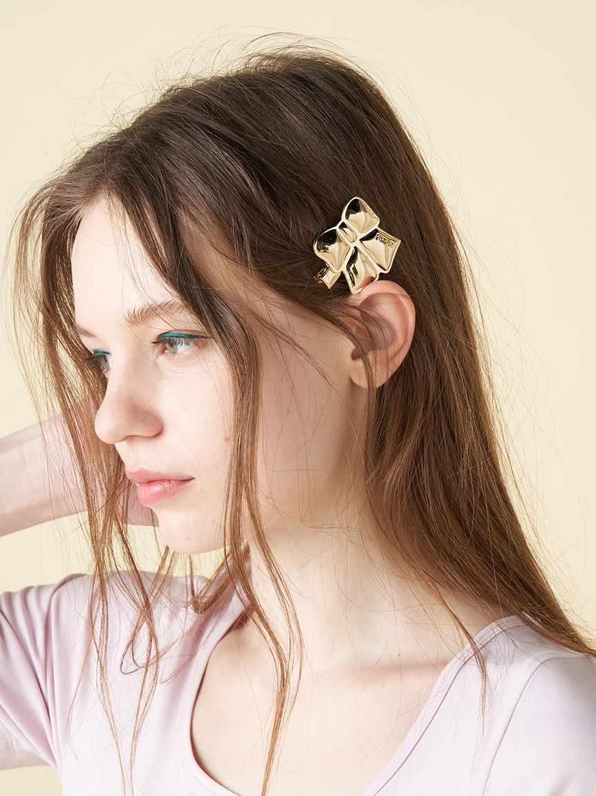 ...accessories mau...coratali ヘアクリップ float】ミニリボン ミニヘアクリップ【16個セット/6色展開