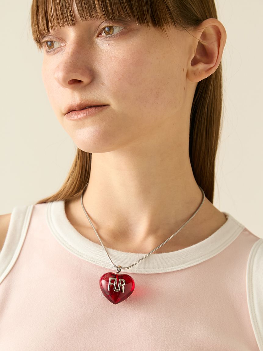 クリアハートモチーフネックレス(ネックレス)｜ACCESSORY｜FURFUR