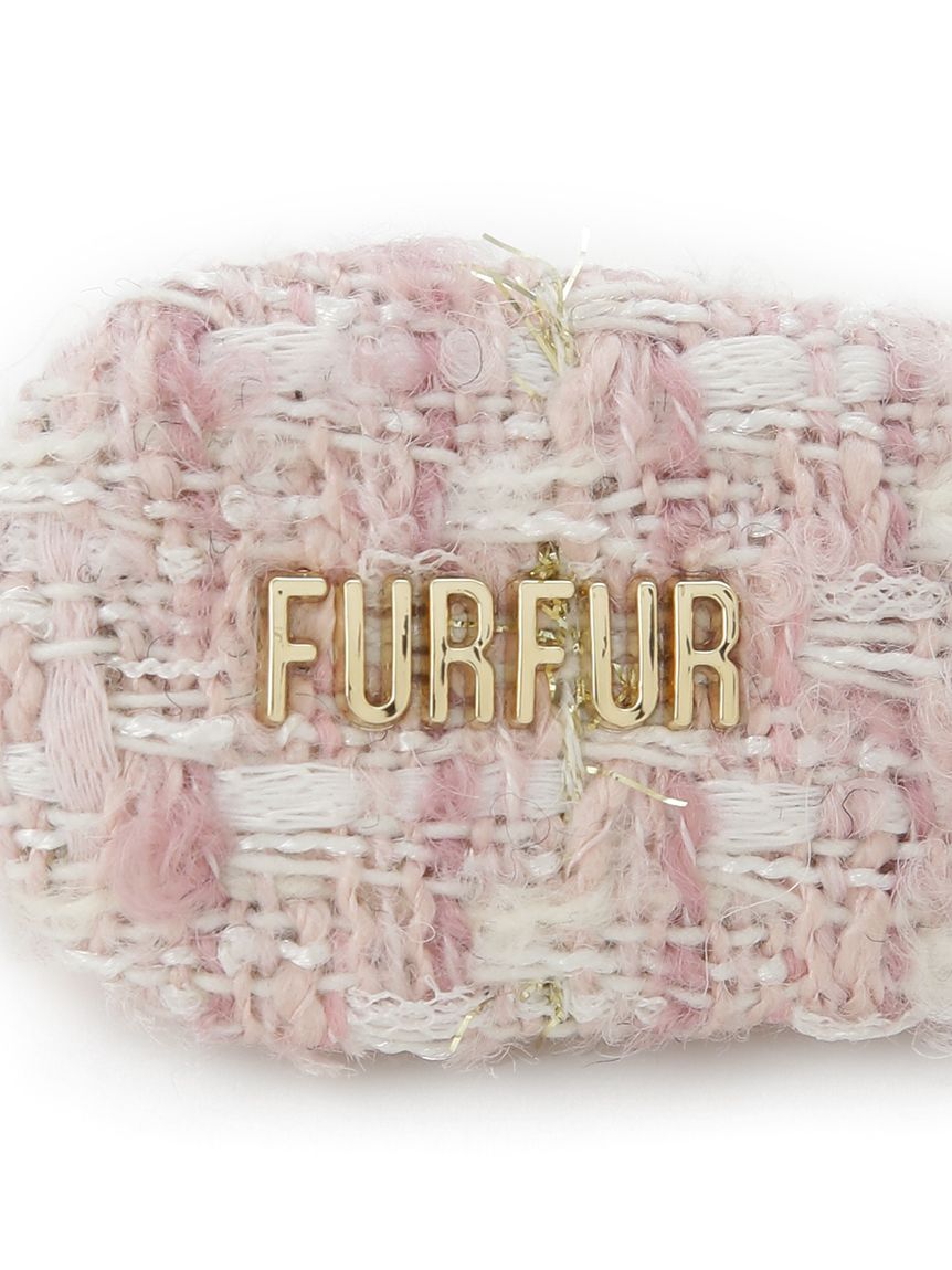 限定カラー】ツイードロゴヘアピン(ヘッドアクセサリー