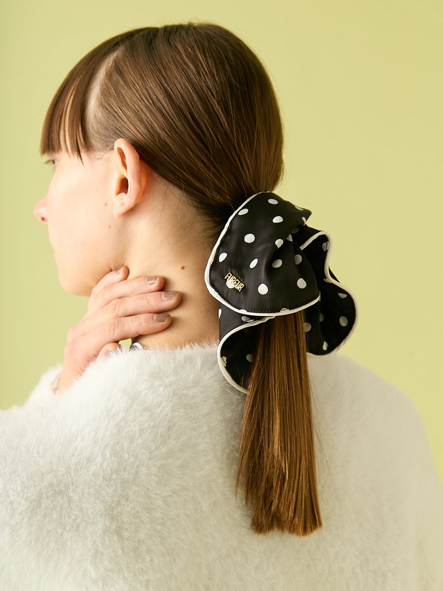 スクエアビッグシュシュ(ヘアアクセサリー)｜ファッション雑貨
