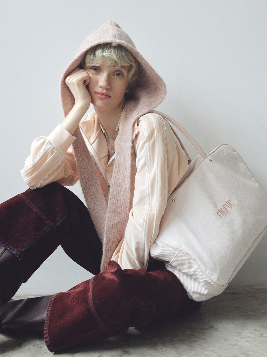 furfur ロゴパールネックレス　GLD ファーファー FURFUR ロゴパールネックレス （GLD