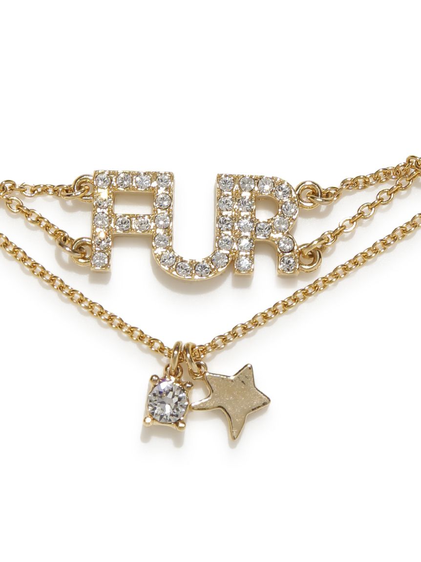 furfur ロゴパールネックレス GLD ロゴパールネックレス(ネックレス)|ACCESSORY|FURFUR(ファー
