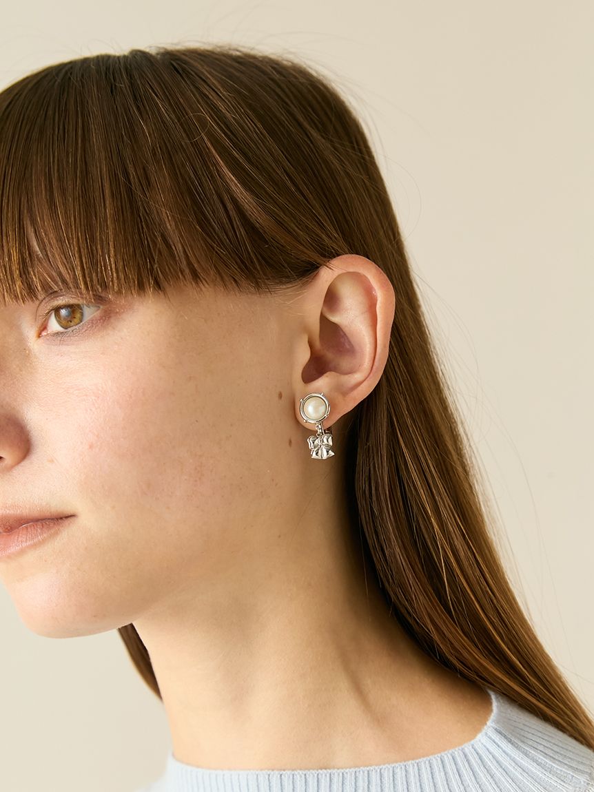 リボンイヤリング(ピアス／イヤリング)｜ACCESSORY｜FURFUR